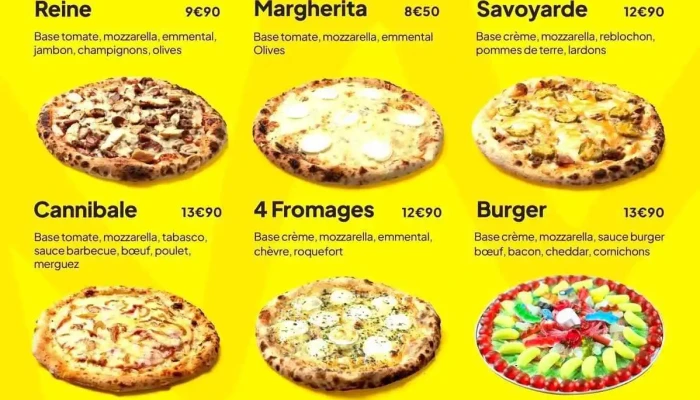 Just Queen -    Distributeur De Pizzas Menu - Brigueuil