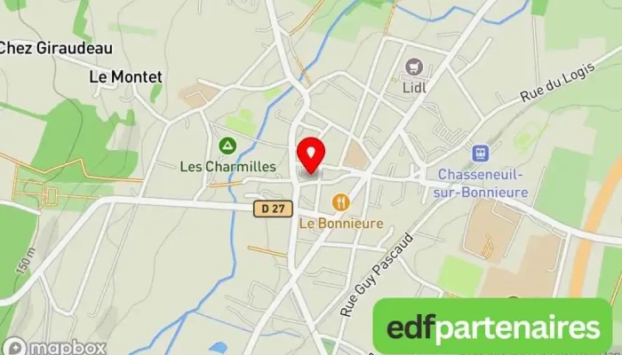 La Bouche Rit -  Carte - Chasseneuil-sur-bonnieure
