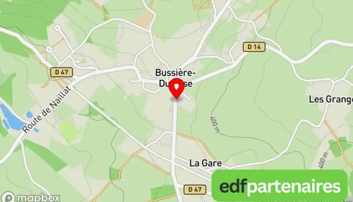 La Petite Surface -  Carte - Bussière-dunoise