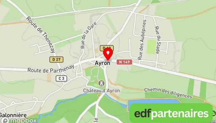 La Poste Relais -  Carte - Ayron