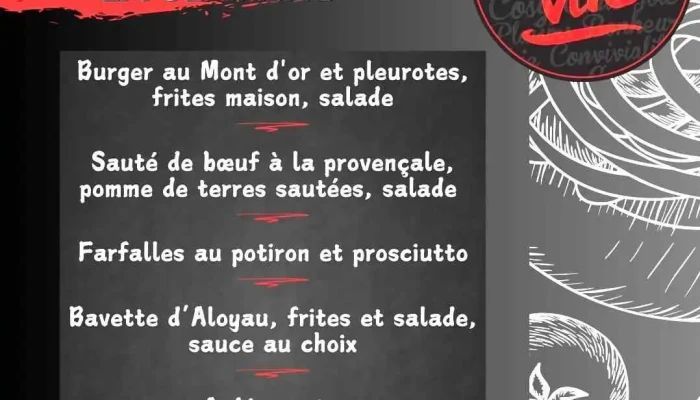 Le Bistro Vino -  Menu - Breuillet