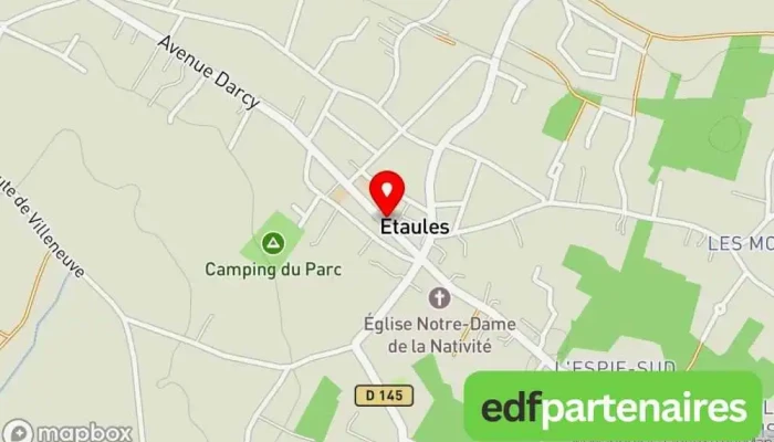 Le Phare Ouest -  Carte - Étaules