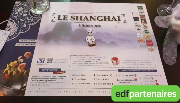 Le Shanghai -  Menu - Chauray
