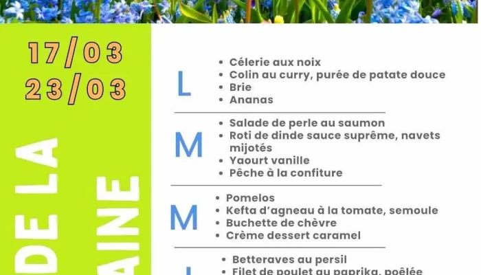 Les Menus Services Niort -  Menu - Niort