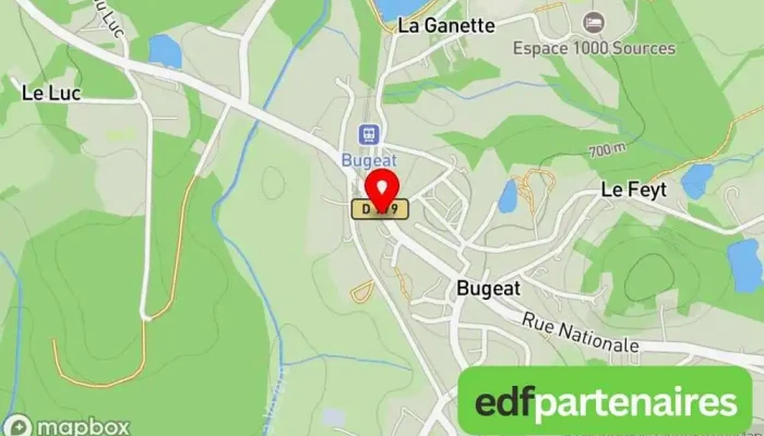 Letablissement Carte - Bugeat