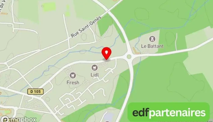 Lidl -  Carte - Castelnau-de-médoc