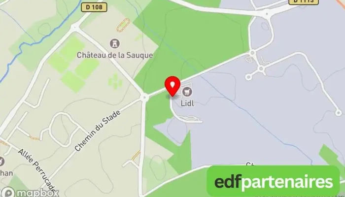 Lidl -  Carte - La Brède