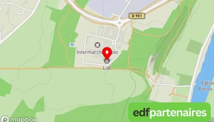 Lidl -  Carte - Chauvigny