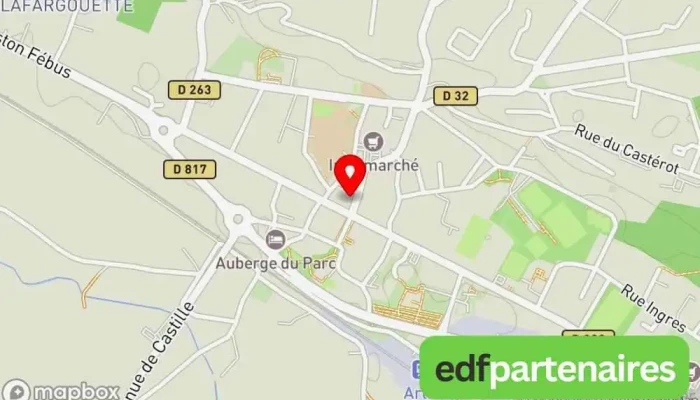 carte de Mairie de Artix 64170 Hôtel de ville à Artix