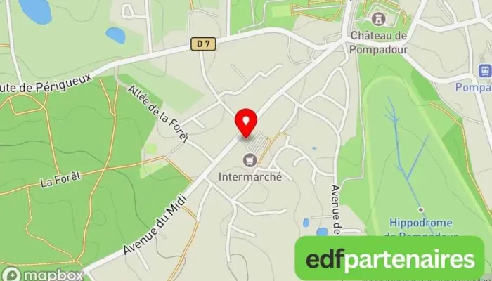 carte de Maison de la presse Au fil des Mots Marchand de journaux à Arnac-Pompadour