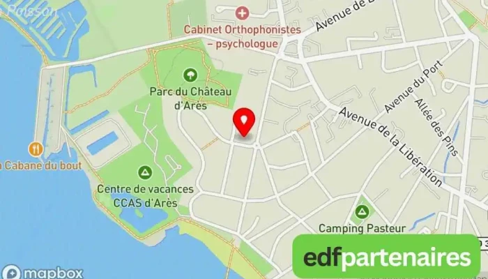 Marche Dares Carte - Arès