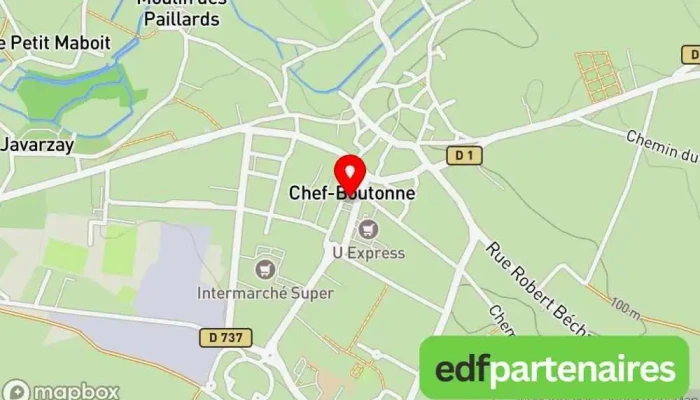Marche De Chef Boutonne Carte - Chef-boutonne