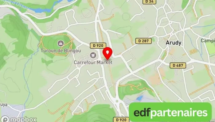 carte de Market Arudy Supermarché, Magasin d'électroménager, Boulangerie, Boucherie-charcuterie, Magasin de cosmétiques, Produits laitiers, Poissonnerie, Marché de produits frais, Primeur, Magasin d'alimentation bio à Arudy