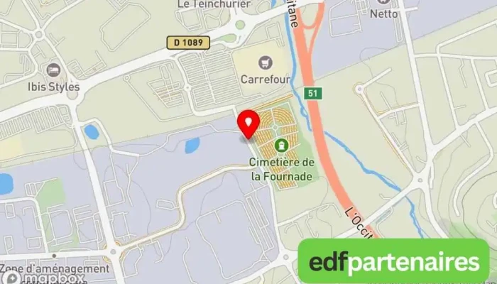 Metro Brive -  La Gaillarde Carte - Brive-la-gaillarde