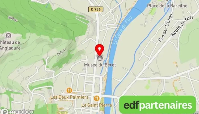 Musee Du Beret Boutique Du Beret   Laulhere Distribution Carte - Nay
