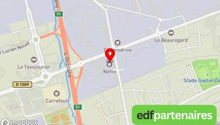 Netto Brive -  La Gaillarde Carte - Brive-la-gaillarde