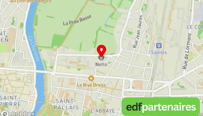 Netto Saintes -  Carte - Saintes