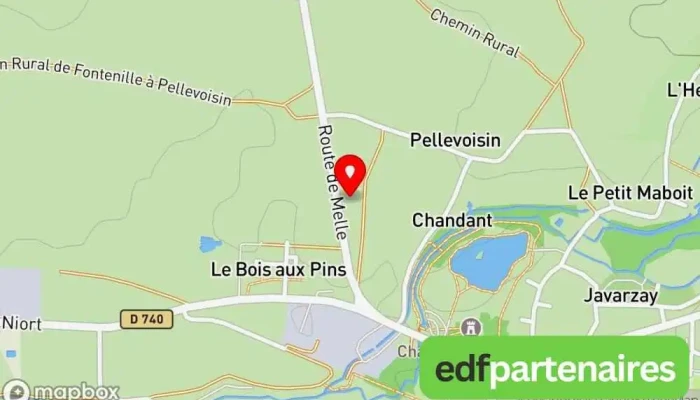 Objectifcode   Centre Dexamen Du Code De La Route Chef Boutonne Carte - Chef-boutonne