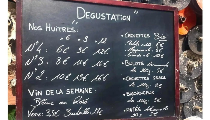 Omils Cabane Ndeg10 Menu - Audenge