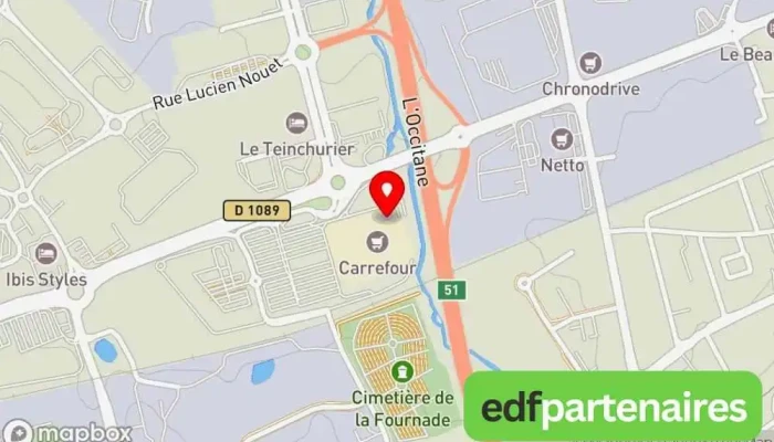 Orange -  Carte - Brive-la-gaillarde