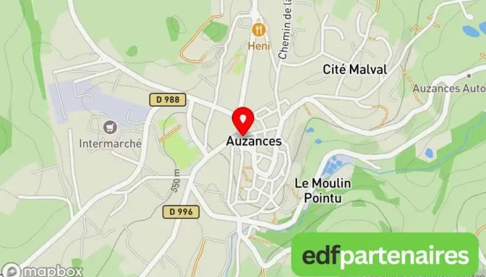 Petit Casino -  Carte - Auzances
