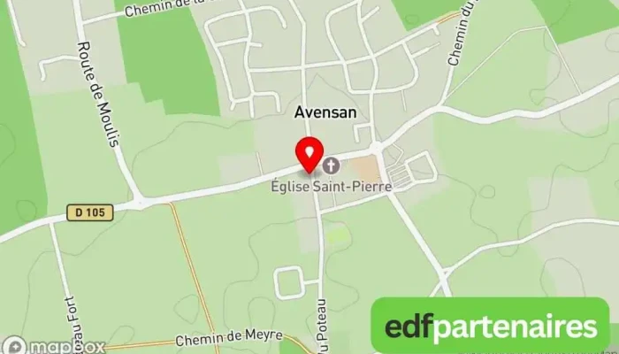 Pharmacie Davensan Carte - Avensan