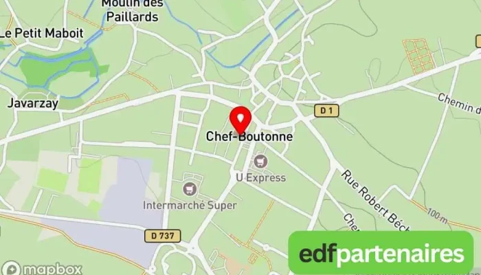Pharmacie Des Halles -  Carte - Chef-boutonne