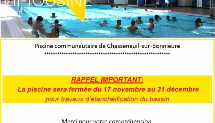 Piscine Communautaire De Chasseneuil -  Sur Bonnieure Photos Du Proprietaire - Chasseneuil-sur-bonnieure