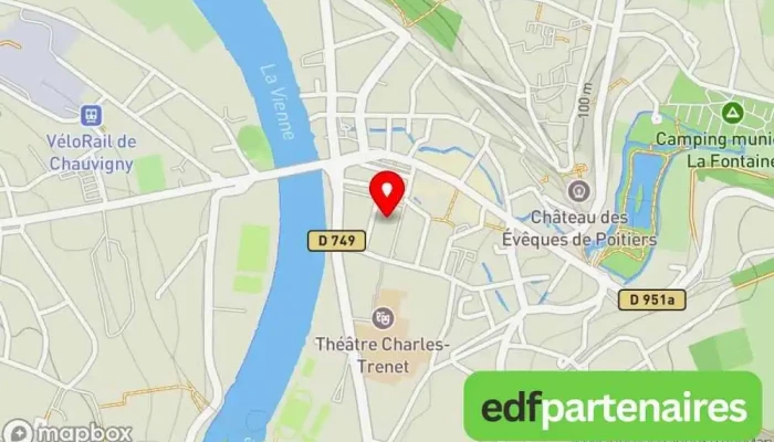 Place Du Marche   86300 Chauvigny Carte - Chauvigny