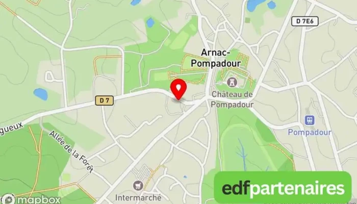 carte de Pompes Funèbres Daragon Entreprise de pompes funèbres à Arnac-Pompadour