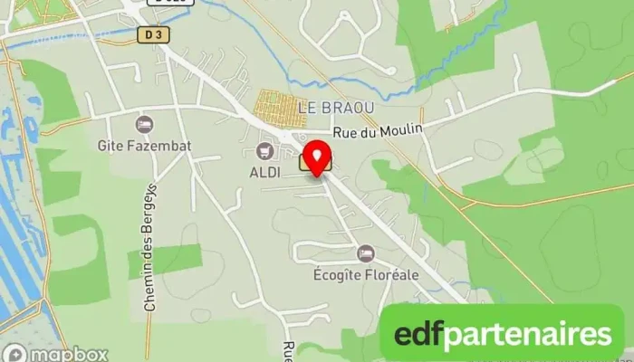 Renault Nord Bassin Auto -  Carte - Audenge