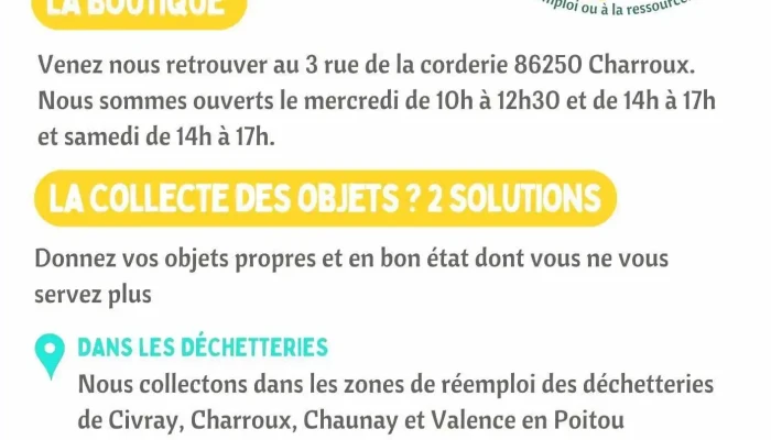 Ressourcerie Cicarevie Photos Du Proprietaire - Charroux