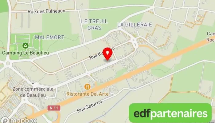 Retif La Rochelle -  Carte - Puilboreau