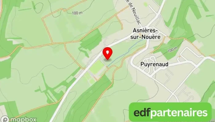 Salle Des Fetes Dasnieres Sur Nouere Carte - Asnières-sur-nouère