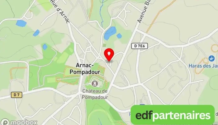 carte de SCENES DE MANÈGE Association ou organisation à Arnac-Pompadour