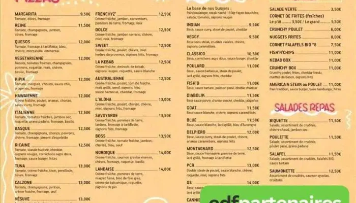 Snack Laloha Menu - Arvert