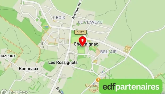 Stade De Chermignac -  Carte - Chermignac