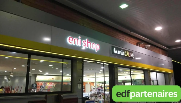 Station Eni -    A64 Sud   Pk80   Aire De Lacq Audejos Sud Exterieur - Lacq