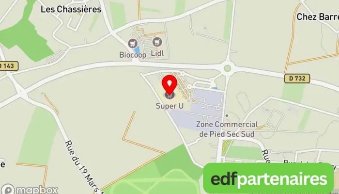 Super U Et Drive -  Carte - Gémozac