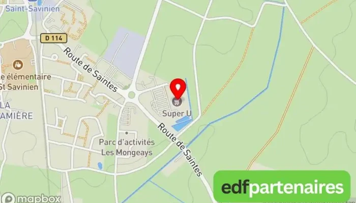 Super U Et Drive -  Carte - Saint-savinien