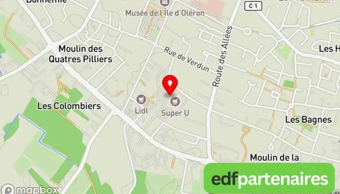 Super U Et Drive -  Carte - Saint-pierre-d'oléron