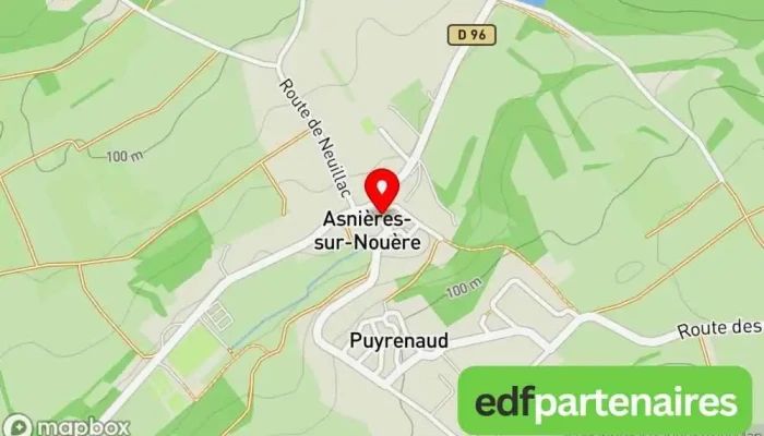 Ups Access Point -  Carte - Asnières-sur-nouère