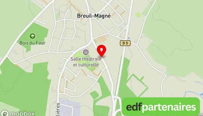 Vestiaire De Breuil -  Magne Carte - Breuil-magné