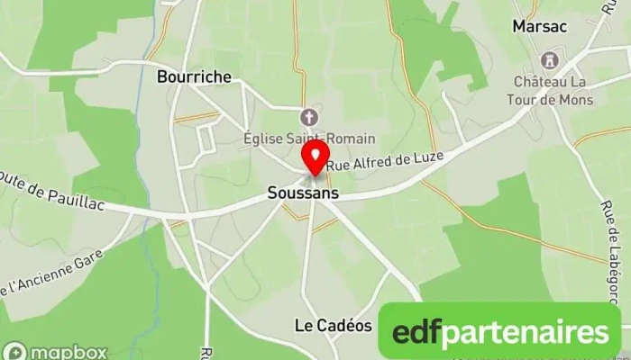 Vival De Soussans -  Carte - Soussans